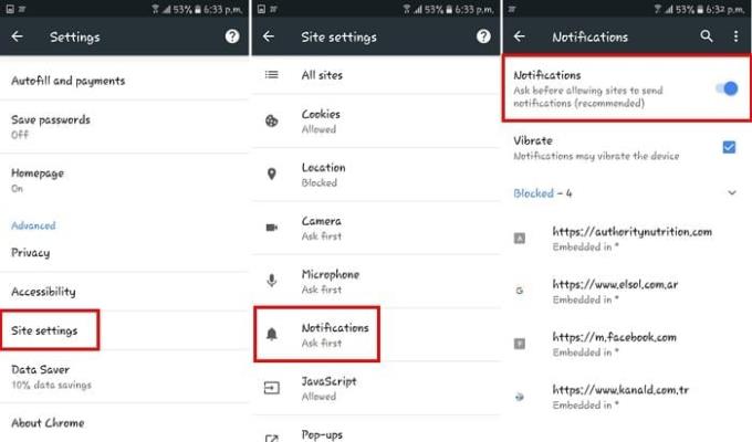 Comment empêcher Edge, Chrome, Opera et Firefox d'afficher des notifications