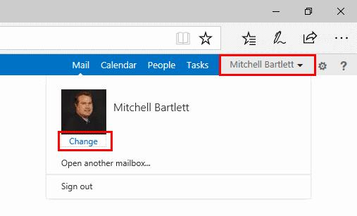 Outlook2016でプロフィール写真を変更する方法