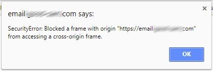 Google Chrome: Bỏ qua lỗi "Đã chặn một khung có nguồn gốc truy cập vào một khung có nguồn gốc chéo"