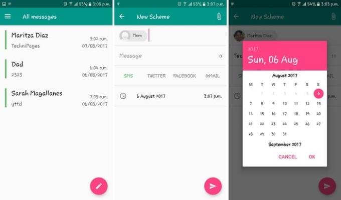So planen Sie eine Textnachricht auf jedem Android-Gerät