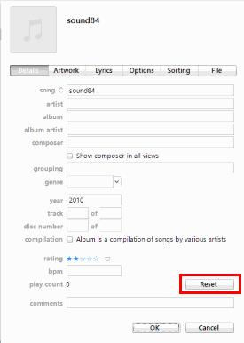 iTunes: come ripristinare il conteggio delle riproduzioni