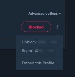 So blockieren oder entsperren Sie jemanden auf Twitter