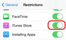 O ícone da iTunes Store está faltando no iPhone ou iPad