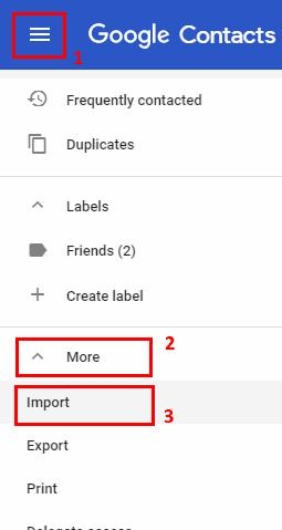 Exporter des contacts depuis Outlook et importer vers Gmail
