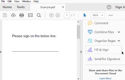 Come scaricare, firmare e inviare tramite e-mail un file PDF