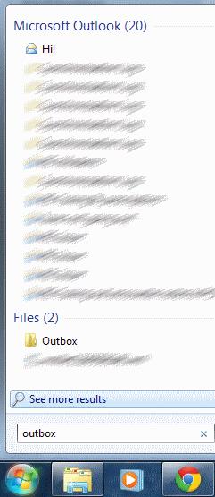 Sửa tin nhắn bị kẹt trong hộp thư đi Outlook 2019