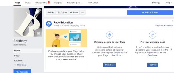 Como criar uma página comercial no Facebook