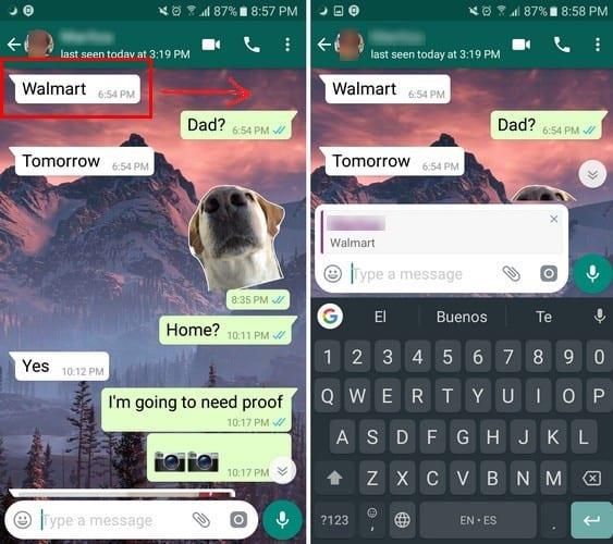 Whatsapp: como responder a uma mensagem específica