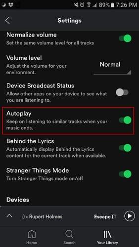 Cómo guardar datos móviles al escuchar Spotify