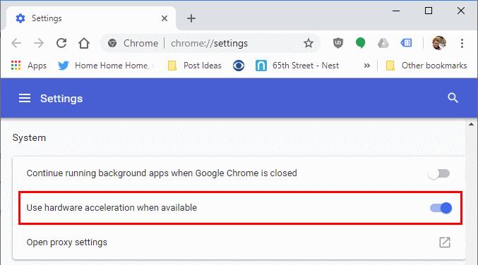 Cách tắt hoặc bật tăng tốc phần cứng trong Google Chrome