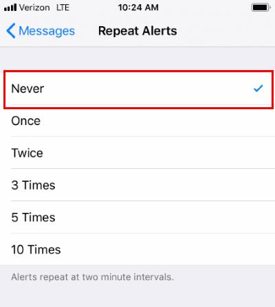 Corrigir o recebimento de notificações de mensagens de texto duplicadas no iPhone