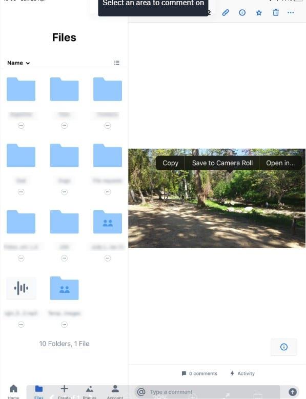 Dropbox에서 iPad로 사진을 다운로드하는 방법