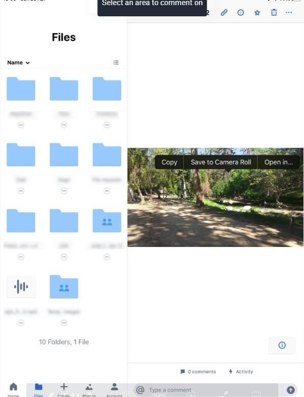 Como baixar fotos do Dropbox para o seu iPad