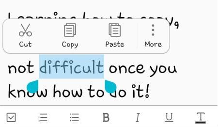 Cách cắt, sao chép và dán trên Samsung Galaxy S10