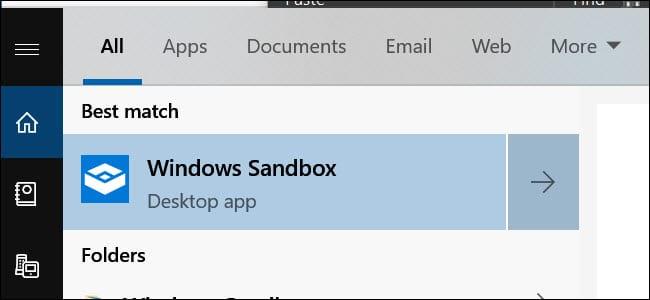 Cómo utilizar Windows Sandbox