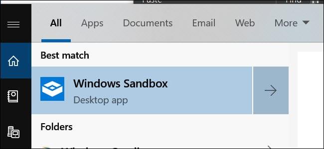 วิธีใช้ Windows Sandbox