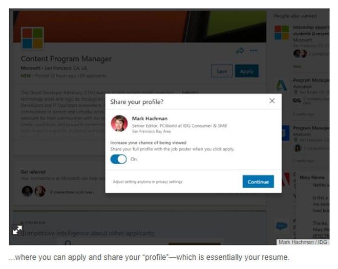 Użyj Asystenta CV w Microsoft Word, aby uzyskać nową pracę na LinkedIn