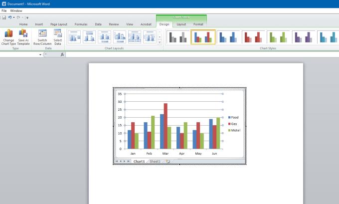 Cách nhúng một trang tính Excel trong tài liệu Word của bạn