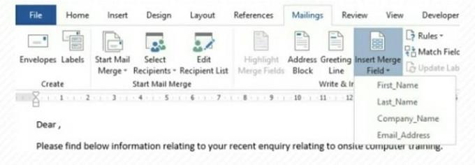 Come inviare e-mail in blocco utilizzando la stampa unione in Microsoft Word