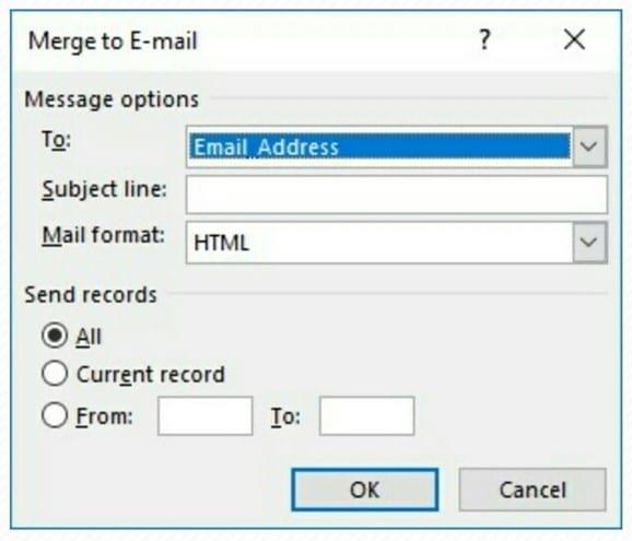 Cách gửi hàng loạt email bằng cách sử dụng kết hợp thư trong Microsoft Word