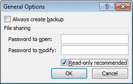 Excel: Forceer "Openen als alleen-lezen"-prompt