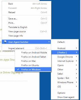 Changer lagent utilisateur dans Google Chrome