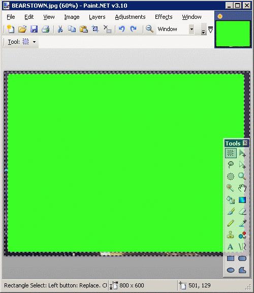 Crea angoli arrotondati con Paint.NET