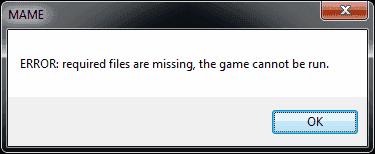 MAMEUI: “Lỗi: thiếu tệp yêu cầu, không thể chạy trò chơi” - Khắc phục