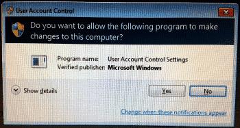 Habilitar ou desabilitar o controle de conta de usuário (UAC) no Windows 10, 8 ou 7