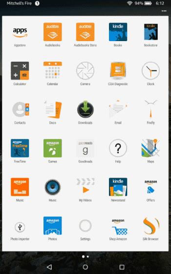 how to change account on kindle fire hd 8