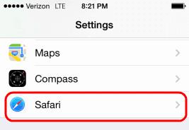 Habilitar o deshabilitar JavaScript en Safari para iPhone y iPad