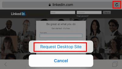 LinkedIn: Android 또는 iPhone에서 정식 버전 웹사이트를 보는 방법