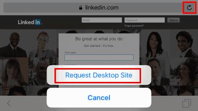 LinkedIn: come visualizzare il sito Web in versione completa su Android o iPhone