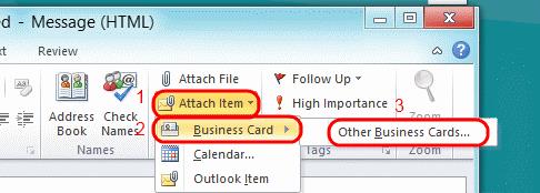 Outlook 2016：すべての連絡先をvCardファイルにエクスポートする