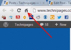 Bật nút Trang chủ trong Google Chrome