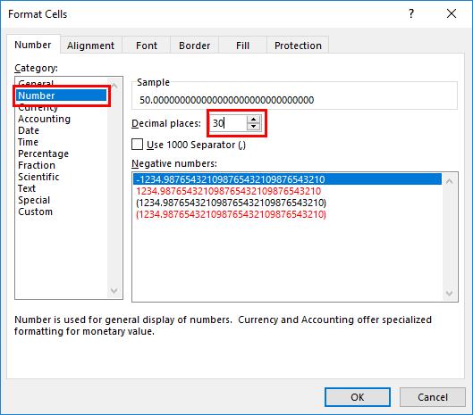 Tính toán Excel sai