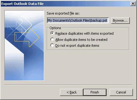 Outlook 2016: backup/esportazione e importazione dati