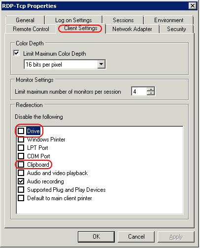 修正–リモートデスクトップセッションにコピーして貼り付けることができない