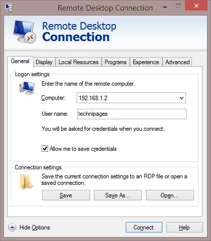 Windows10でRDPショートカットアイコンを作成する方法