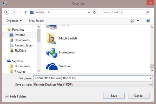 Hoe RDP-snelkoppelingspictogram te maken in Windows 10