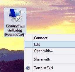 Cómo crear un icono de acceso directo RDP en Windows 10