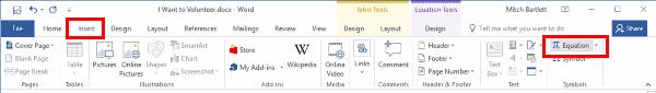 Come abilitare l'editor di equazioni in Microsoft Word