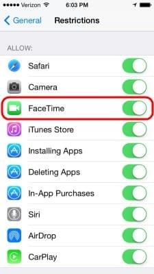 L'icône Facetime semble avoir disparu de l'iPhone ou de l'iPad