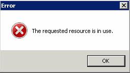 Fix "De gevraagde bron is in gebruik" bij het verwijderen van de printerpoort
