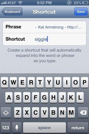 iPhone: 문자 메시지에 서명을 추가하는 방법