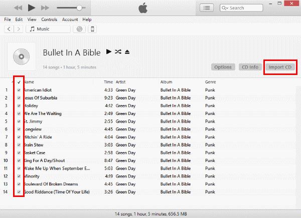 Cách chuyển bài hát từ CD sang iPod, iPhone hoặc iPad