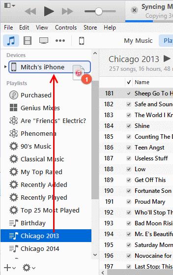 iTunes: come copiare playlist su iPhone, iPad o iPod