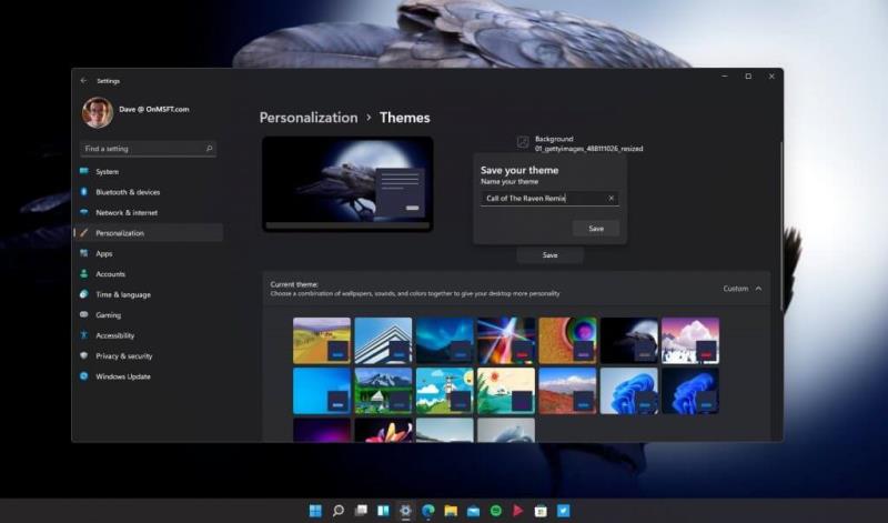 Windows 11'de harika bir masaüstü deneyimi için temanızı, renklerinizi ve daha fazlasını nasıl değiştirirsiniz?