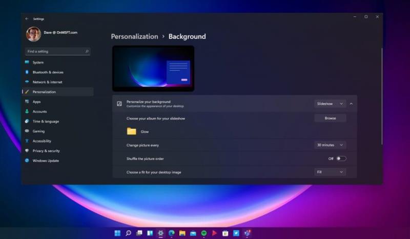 Cara mengubah latar belakang anda dan menjadikan desktop anda kelihatan unik pada Windows 11