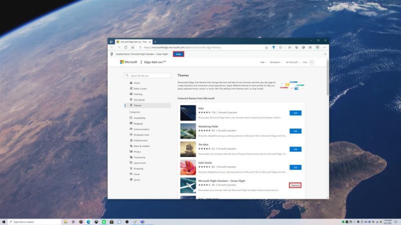 Aangepaste thema's direct toepassen op Microsoft Edge